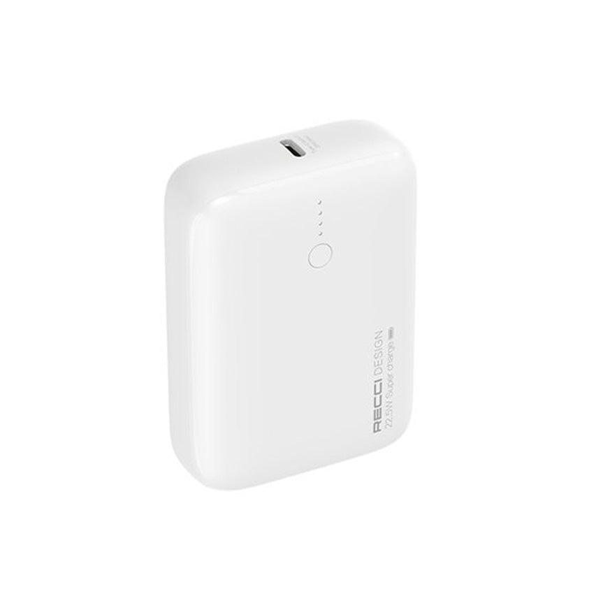Recci 22.5w & PD20W Power Bank 10000mAh White